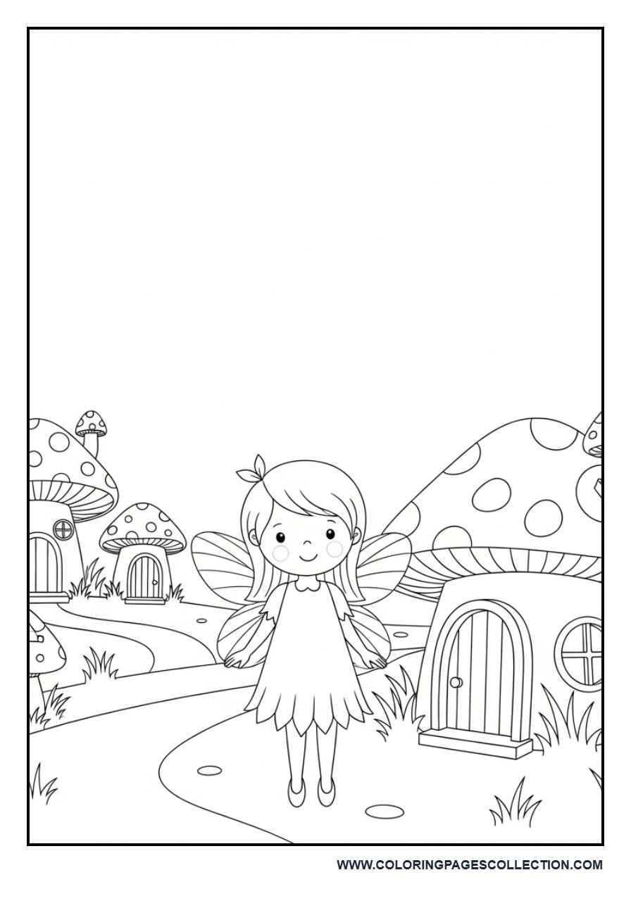 Fairy House in Mushroom Village