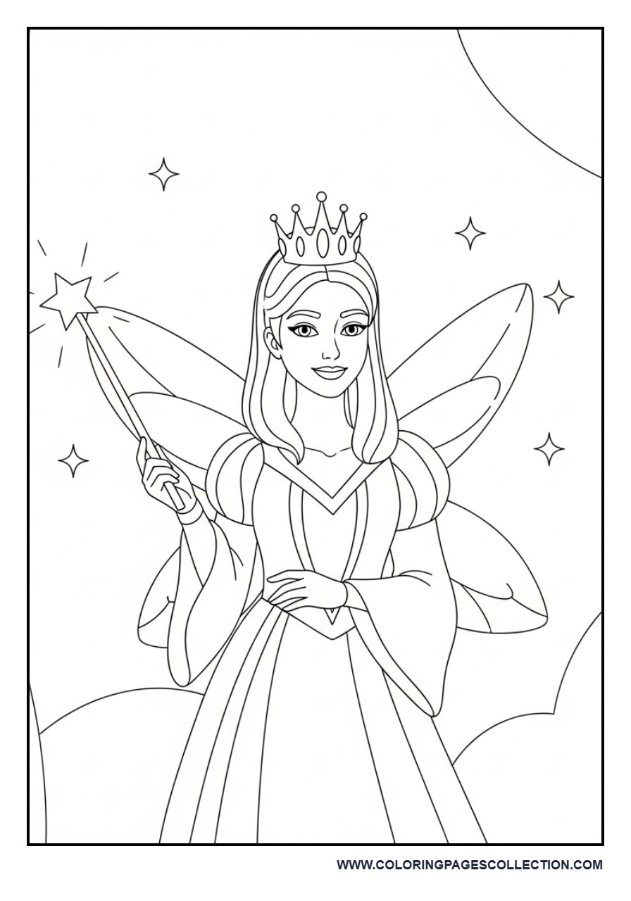 Fairy Queen with Wand