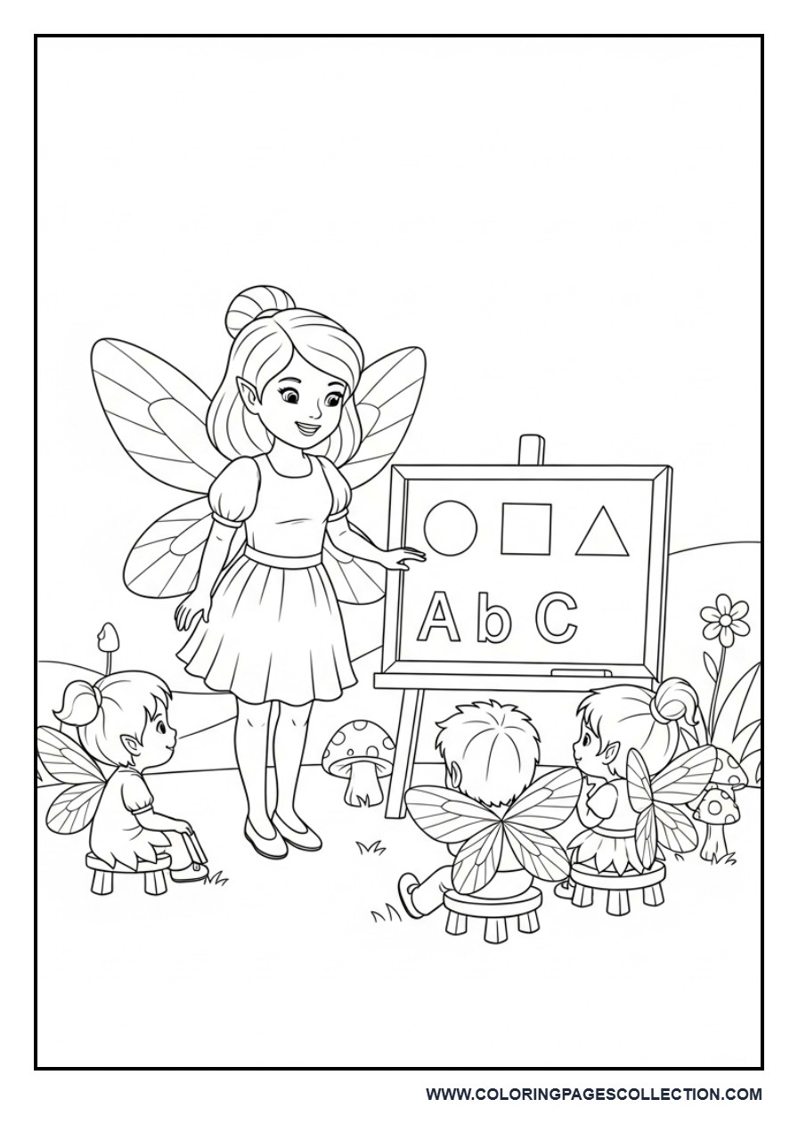 Fairy School Scene