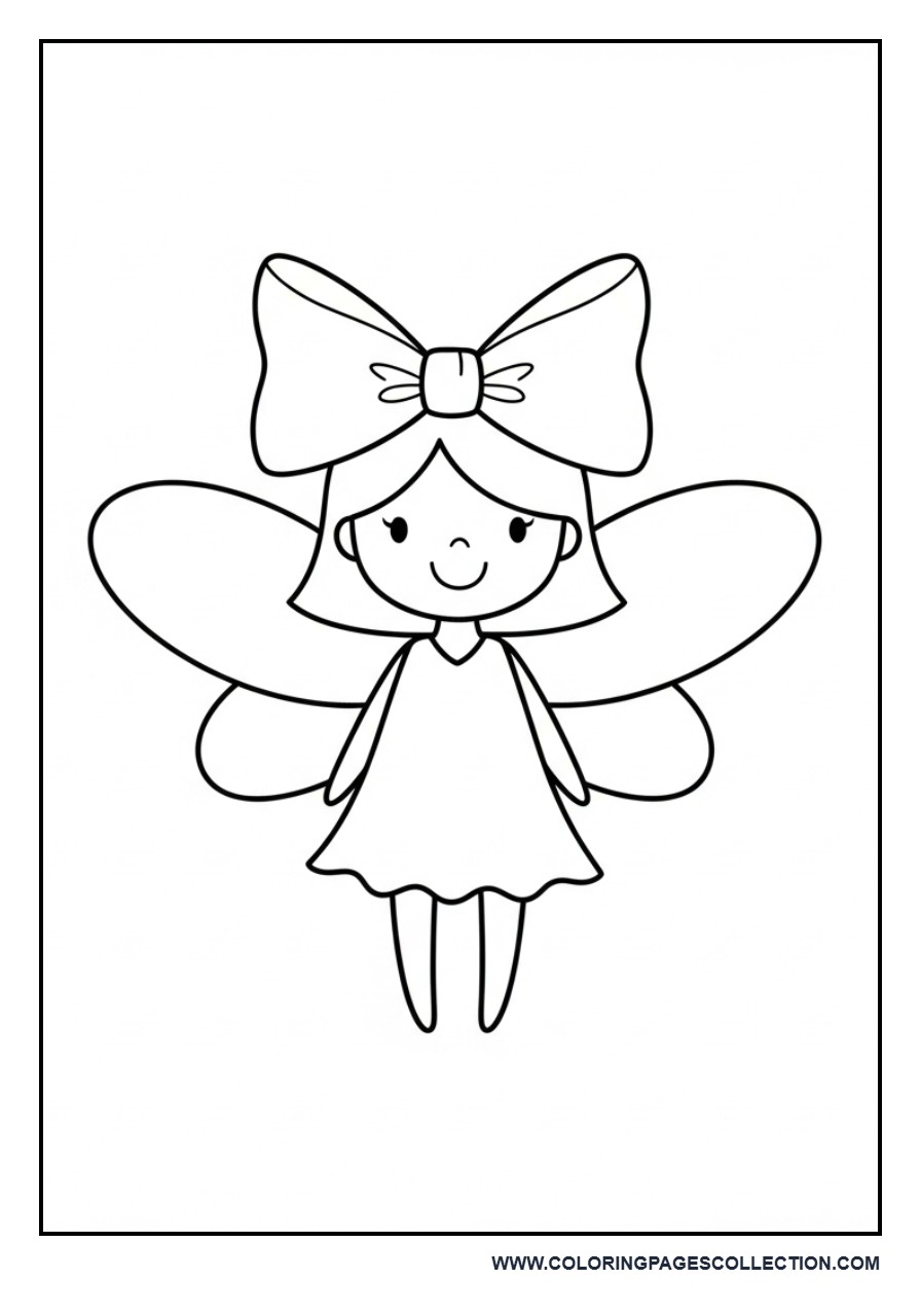 Fairy with Bow Hairstyle