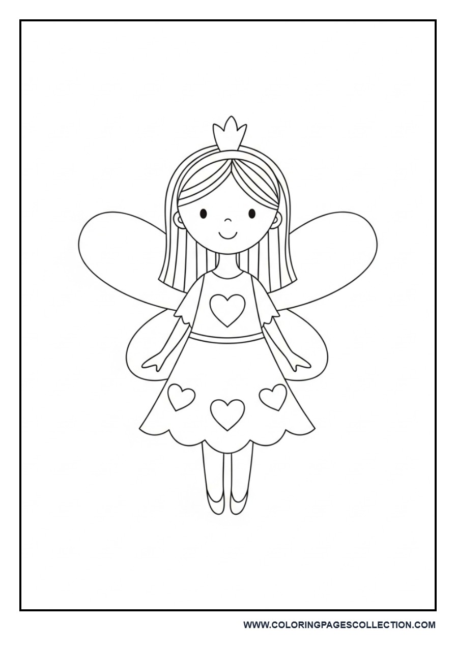 Fairy with Heart Dress
