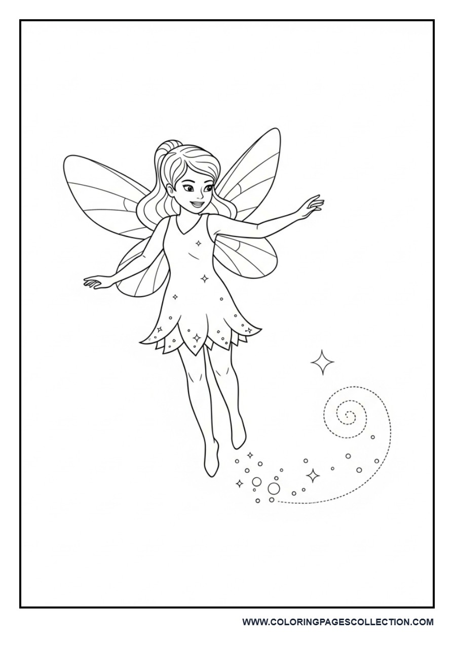 Fairy with Pixie Dust Trail
