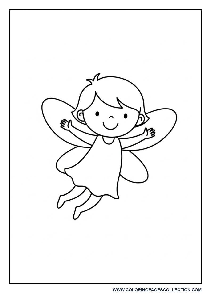Flying Fairy Simple Pose