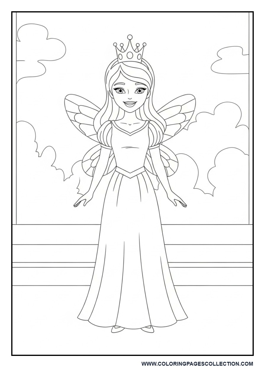 Princess Fairy with Crown