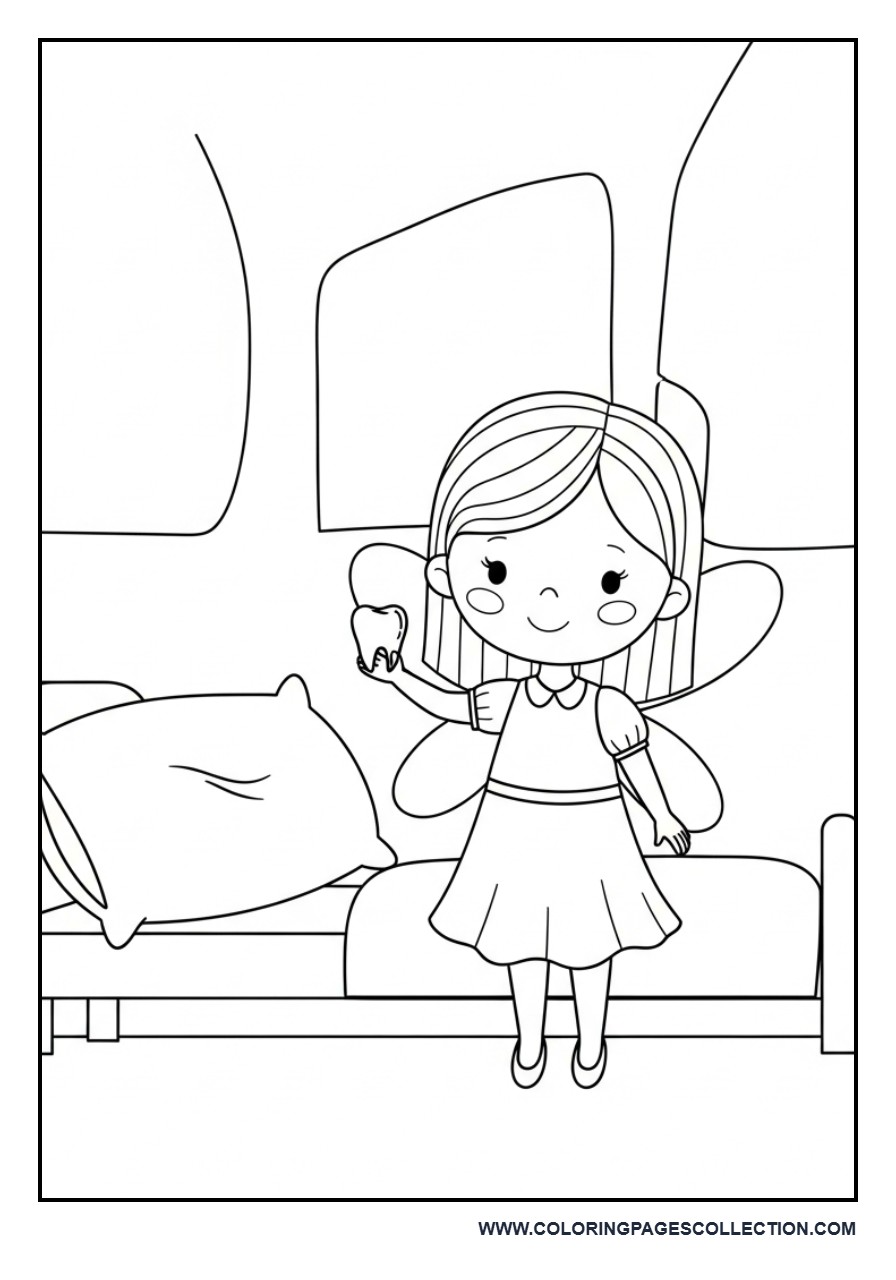 Tooth Fairy with Pillow