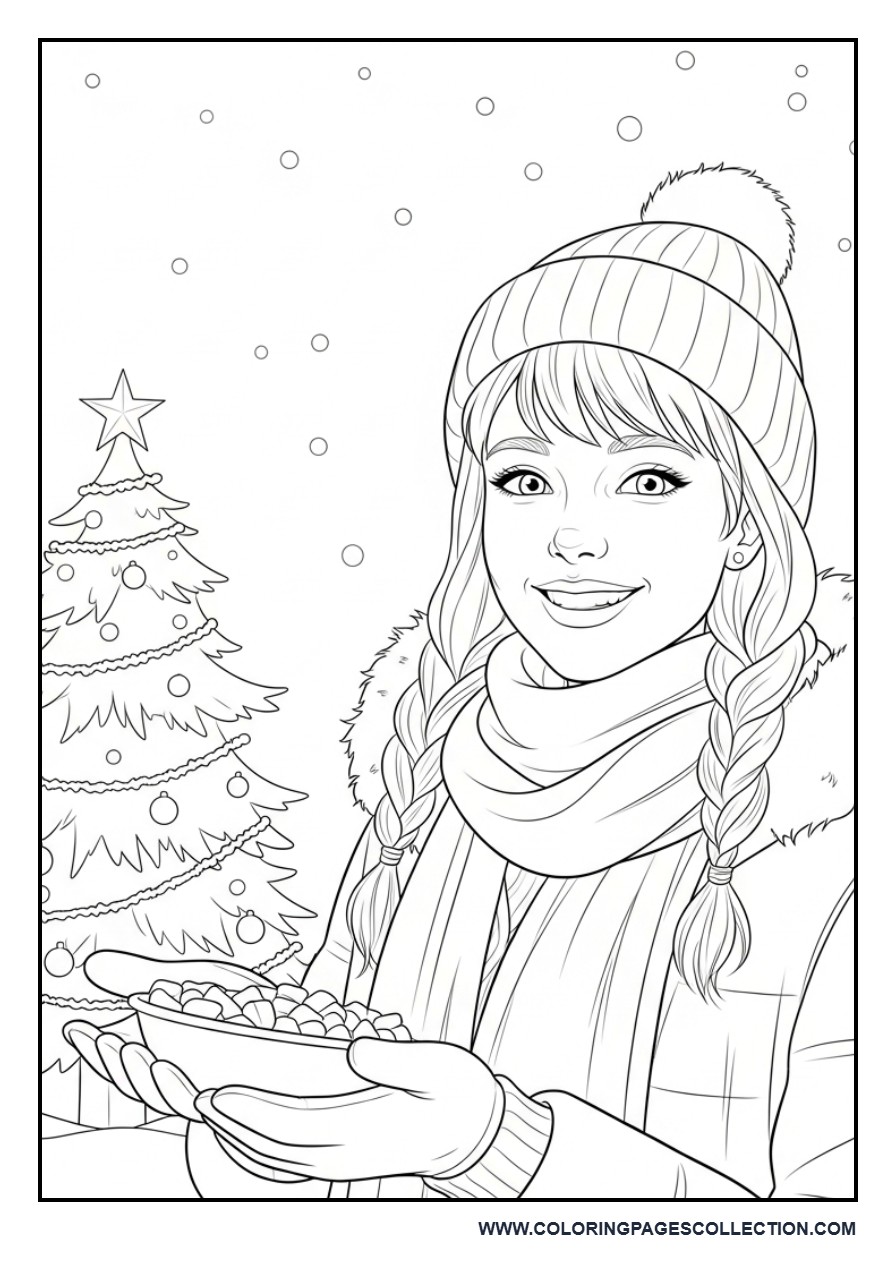 Anna Christmas Outfit Scene