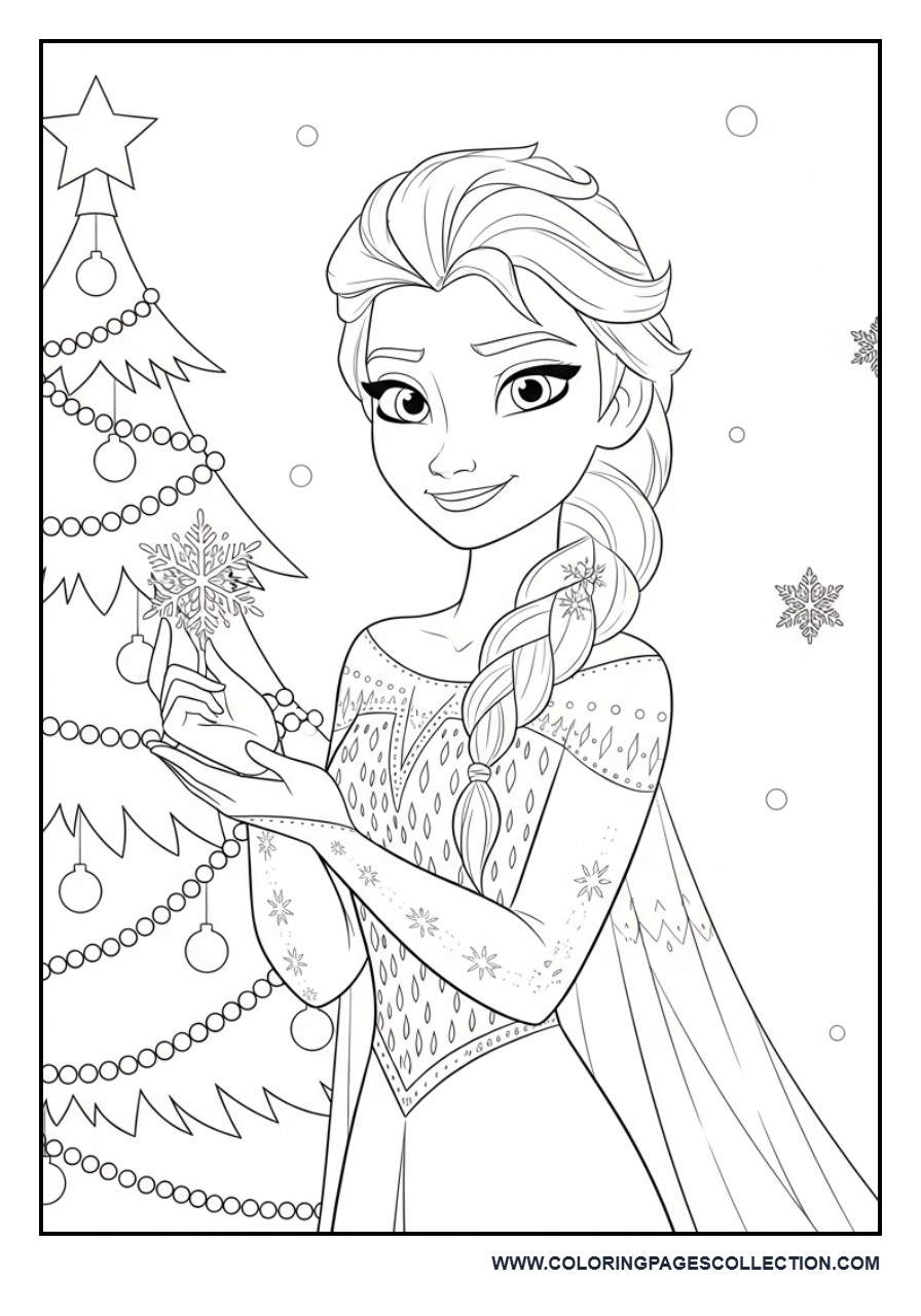 Elsa Christmas Snow Queen