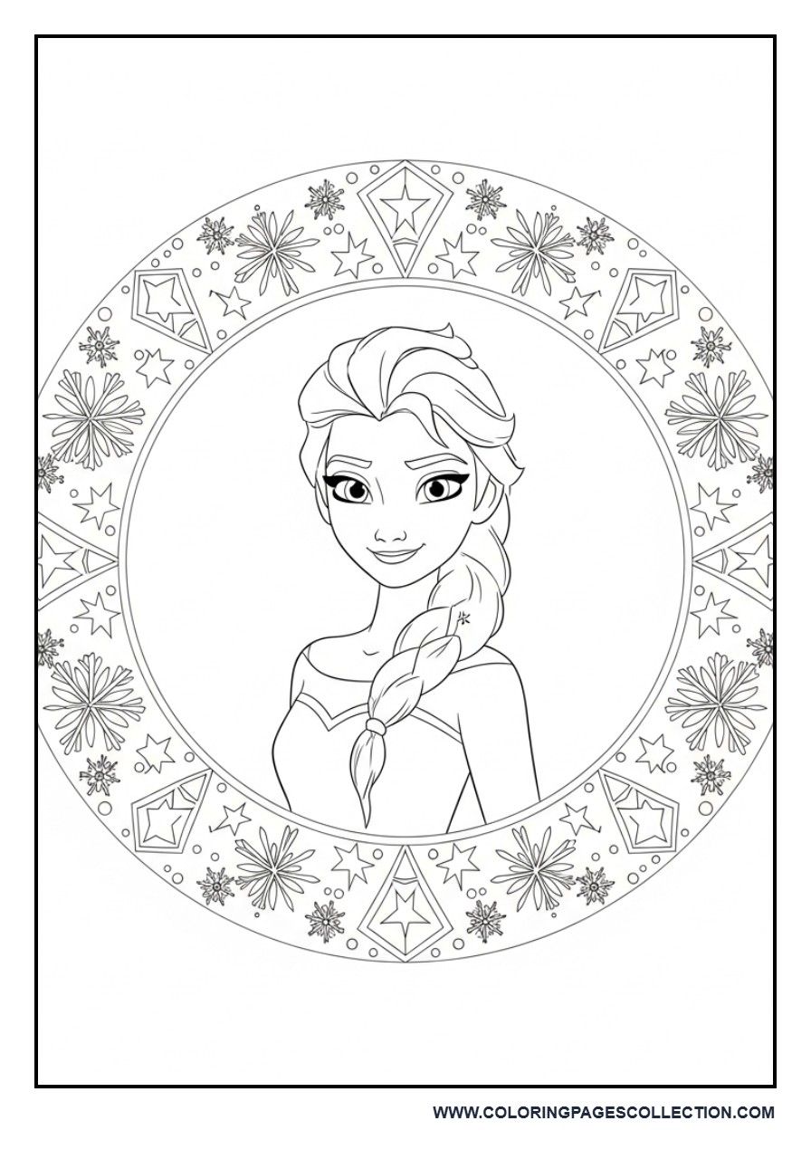Elsa Magic Circle Design
