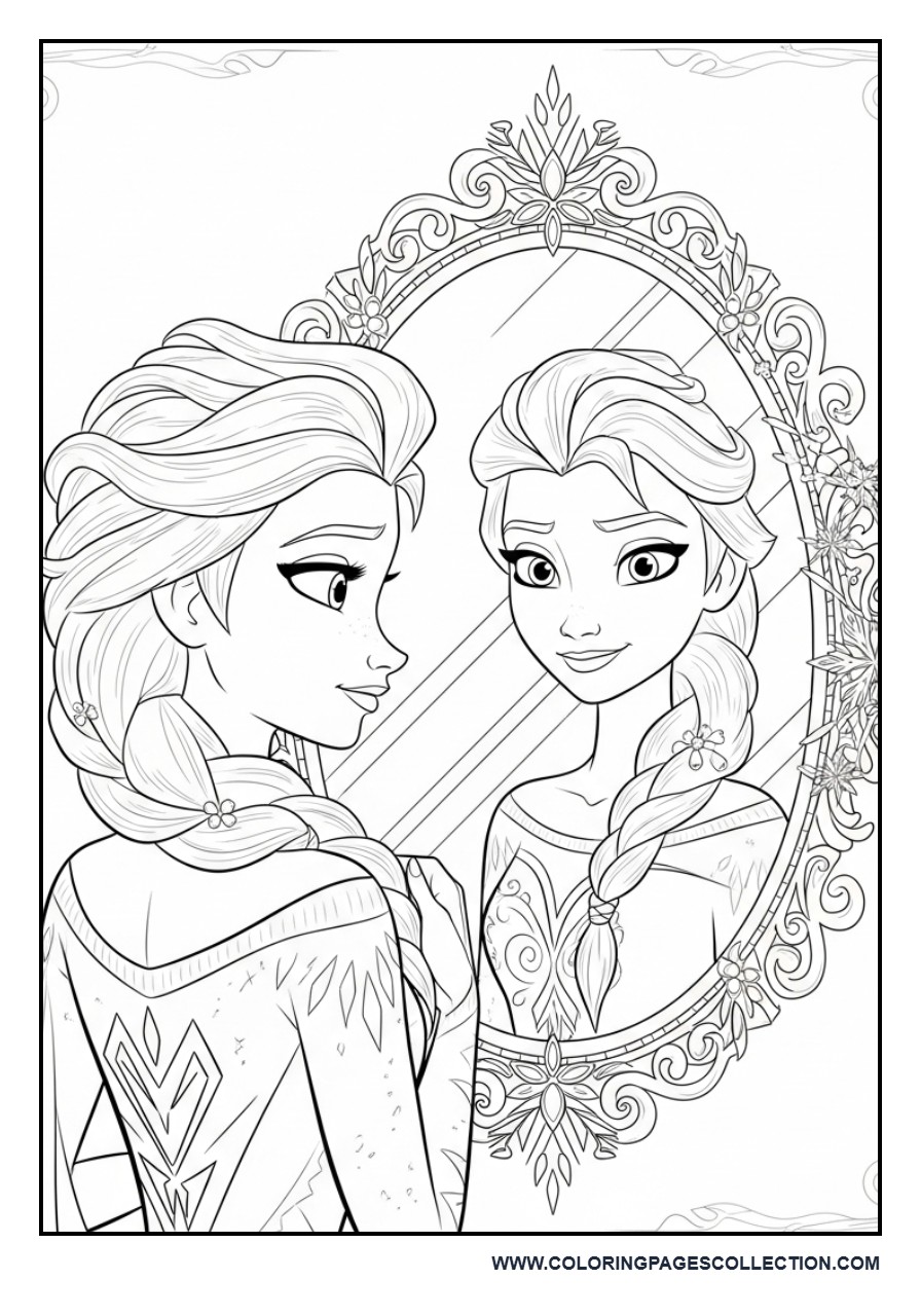 Elsa Mirror Reflection Concept