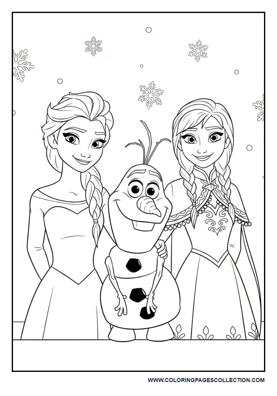 Frozen Group Scene