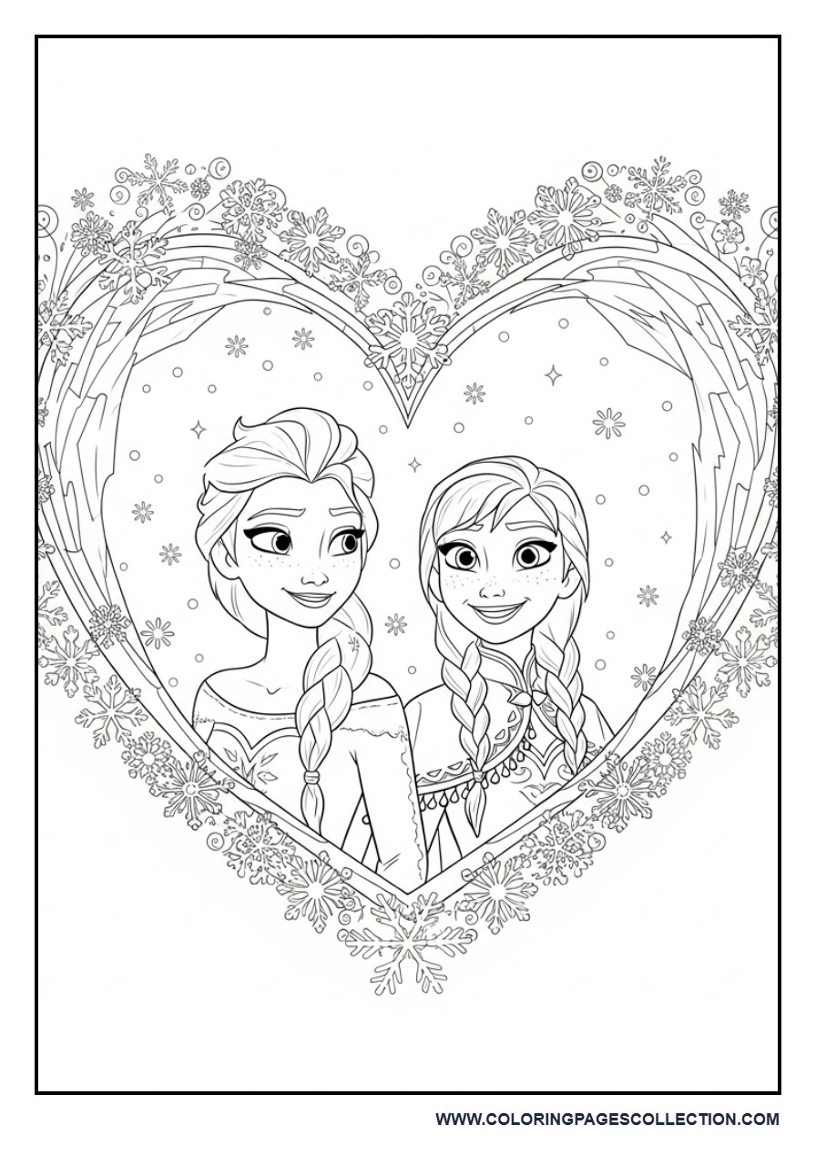 Frozen Heart Frame Design