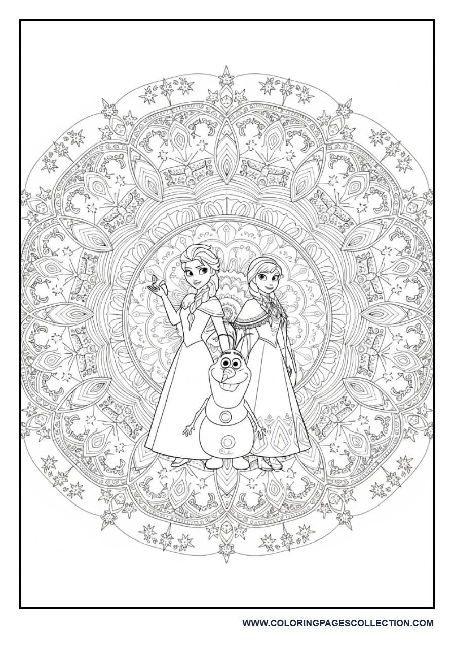 Frozen Mandala Group Design