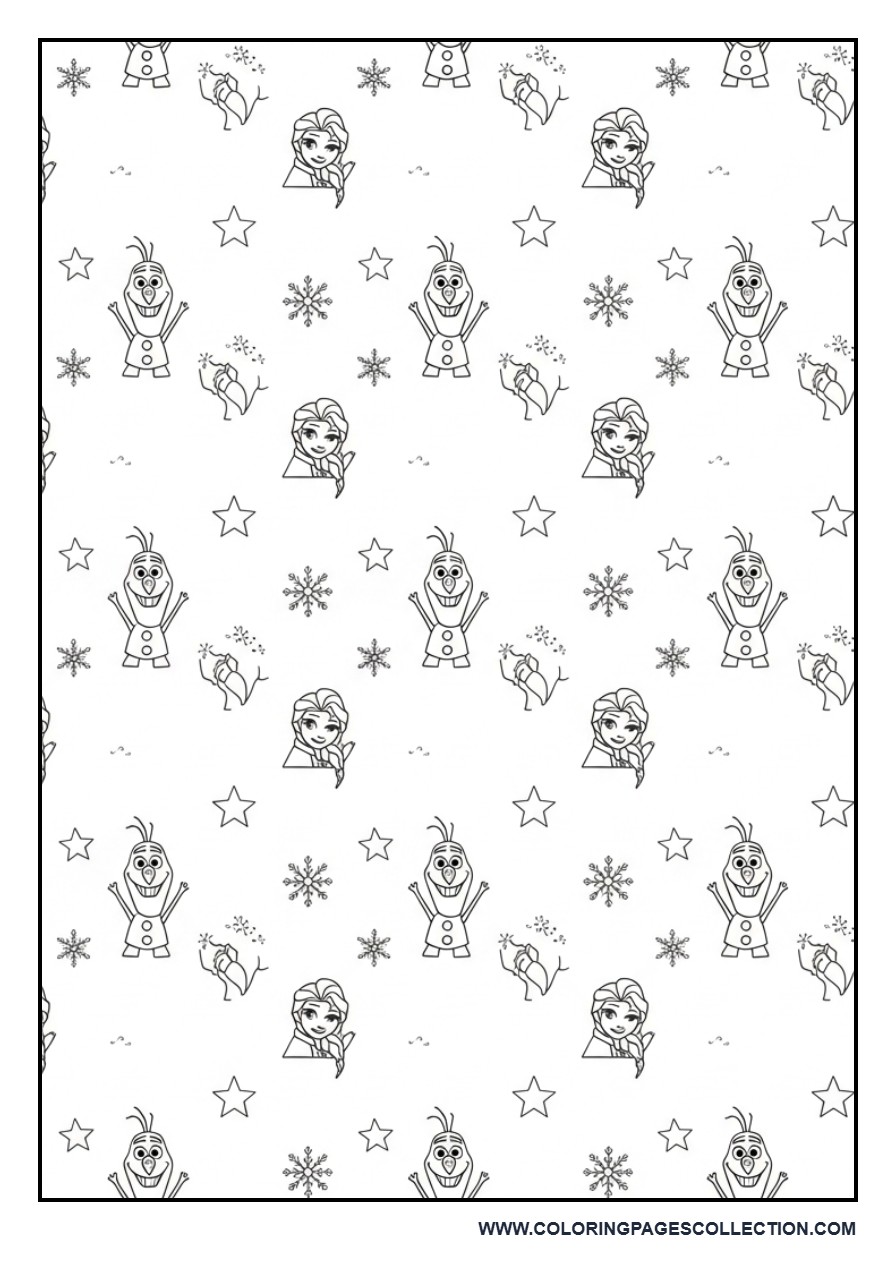 Frozen Pattern Repeat Page