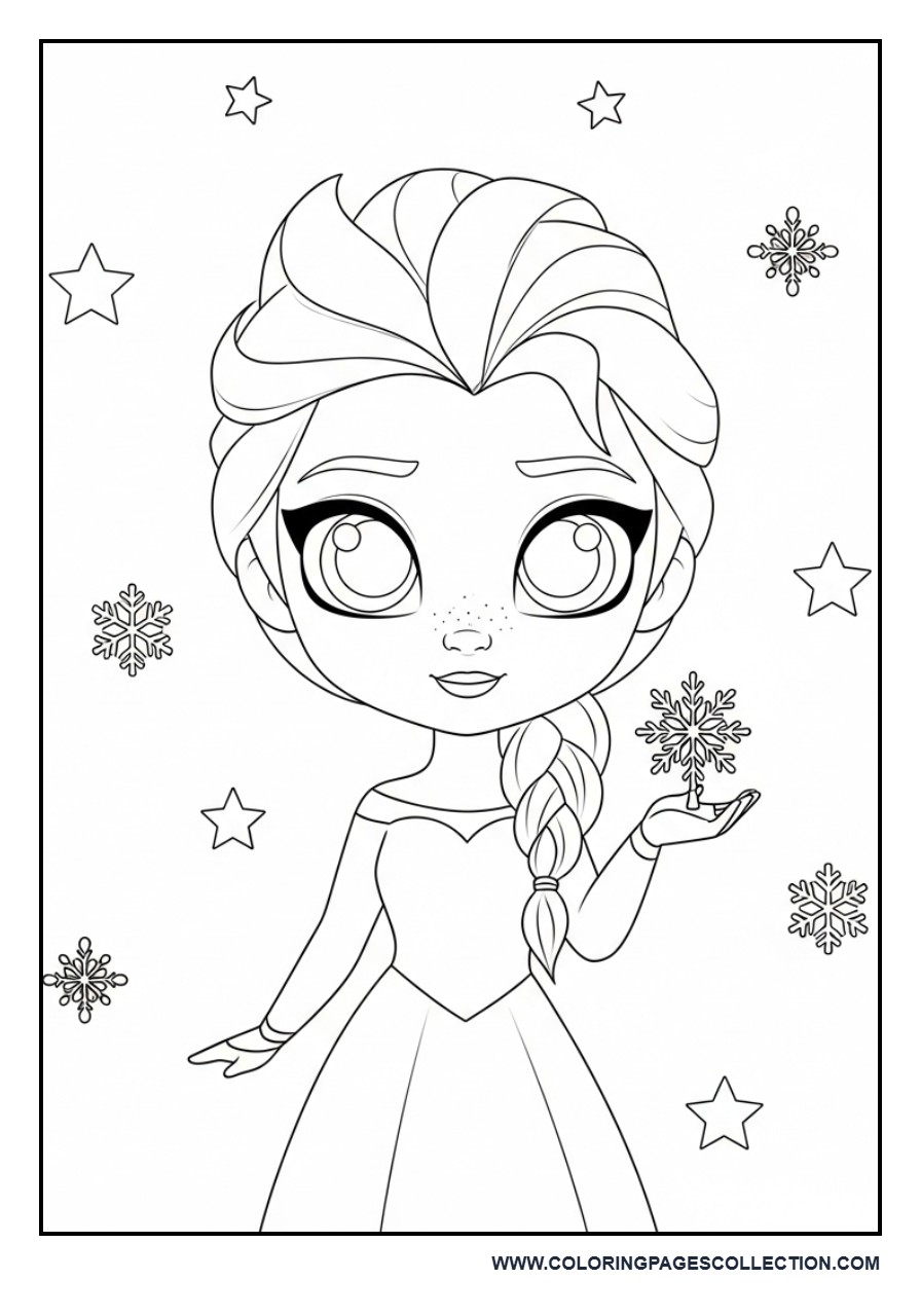 Kawaii Elsa Magic Style