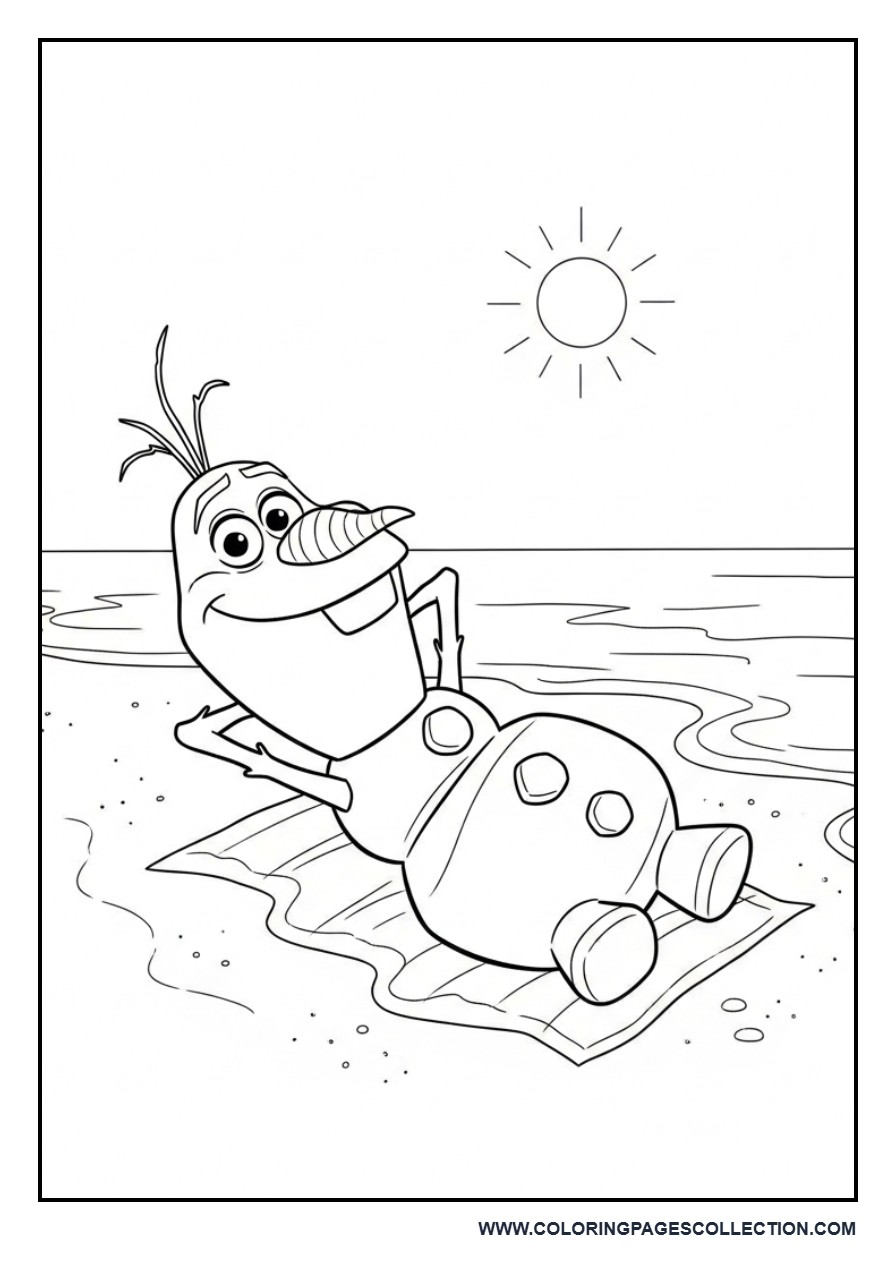 Olaf Summer Dream Beach Scene