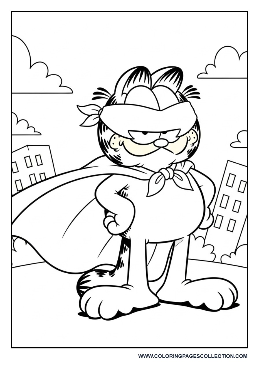 Garfield as a Superhero