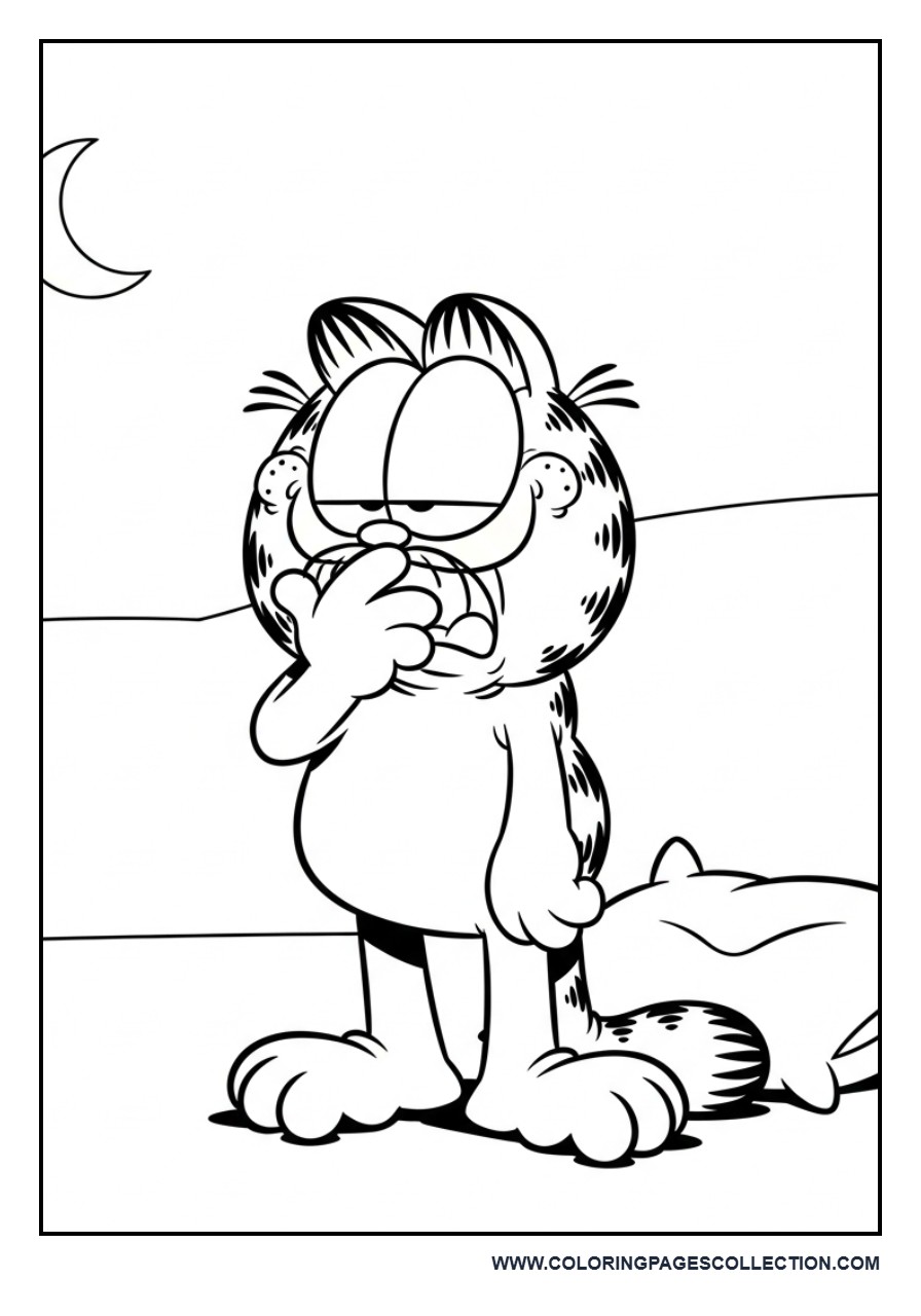 Garfield Feeling Sleepy