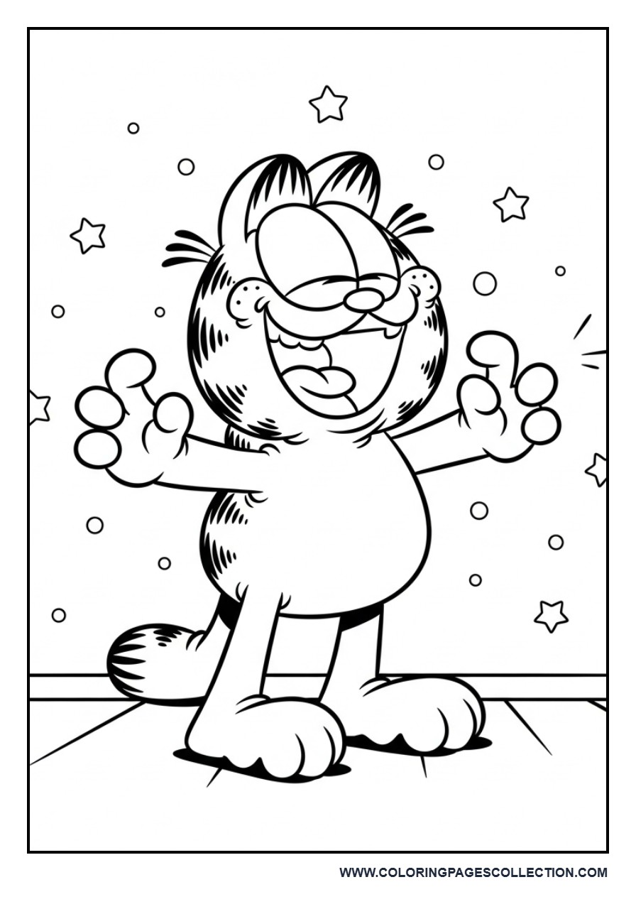 Garfield Laughing Loudly