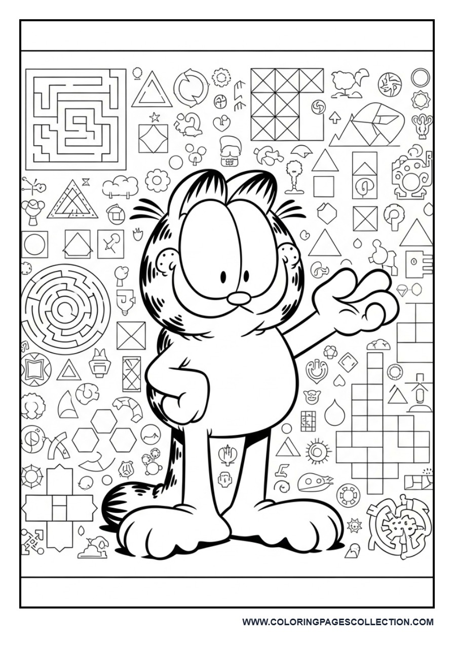 Garfield Mixed Activity Page