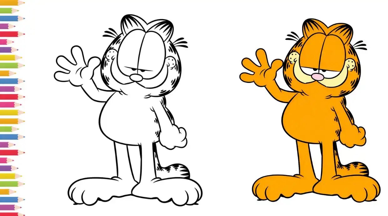 80+ free garfield coloring pages: printable fun for kids