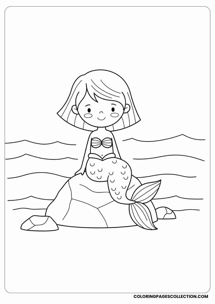 Super Simple Smiling Mermaid