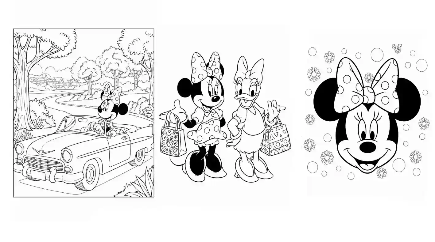minnie-mouse coloring pages