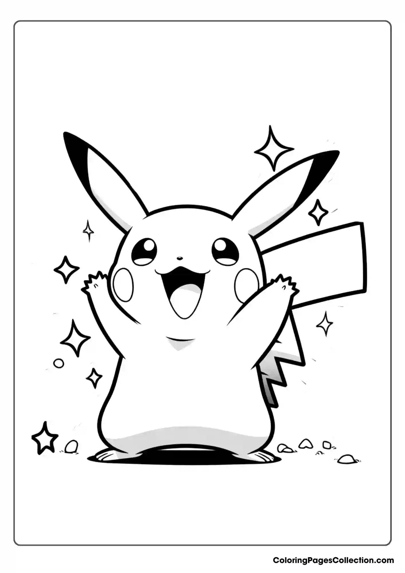Pikachu Coloring Pages