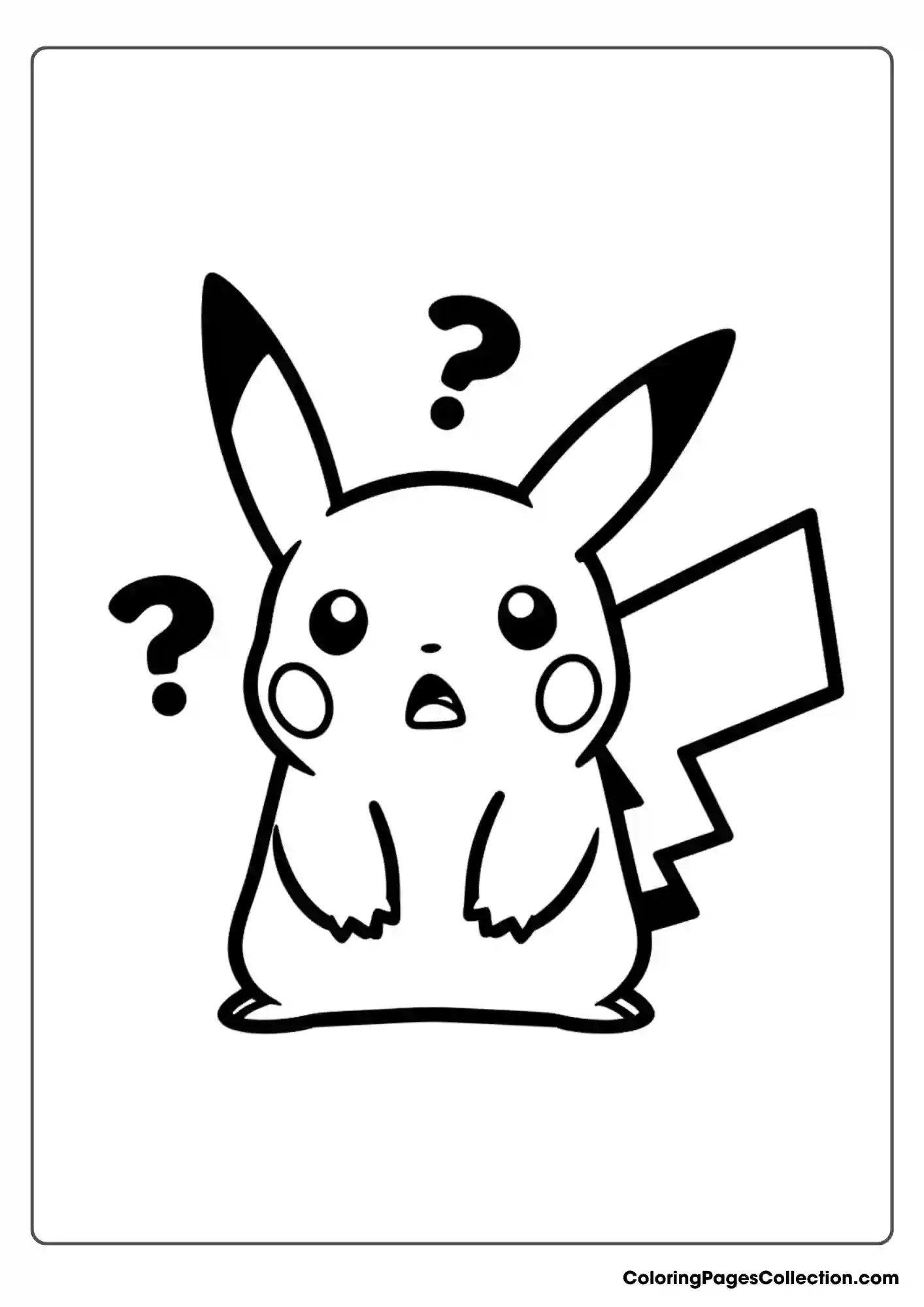 Pikachu Coloring Pages