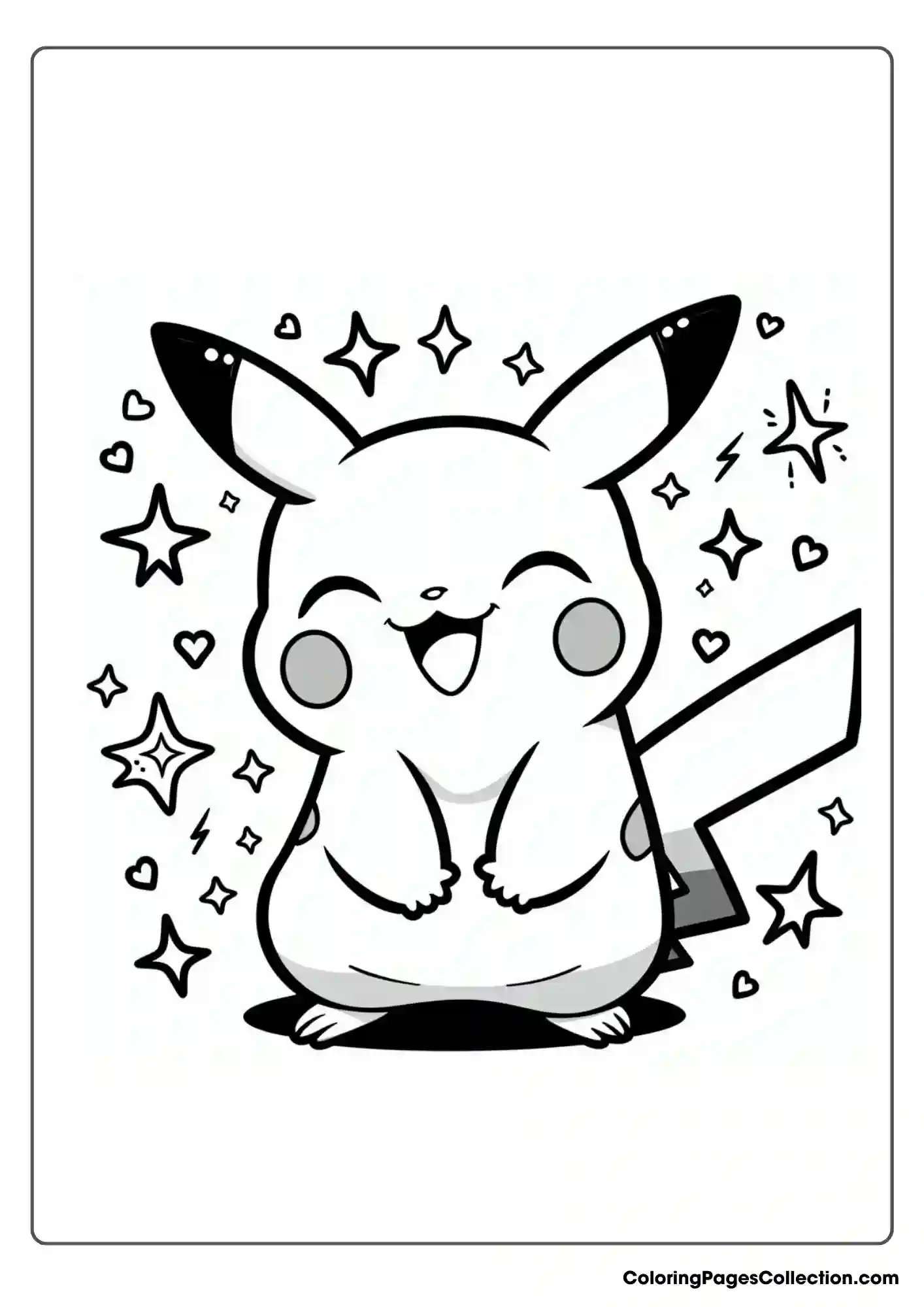 Pikachu Coloring Pages