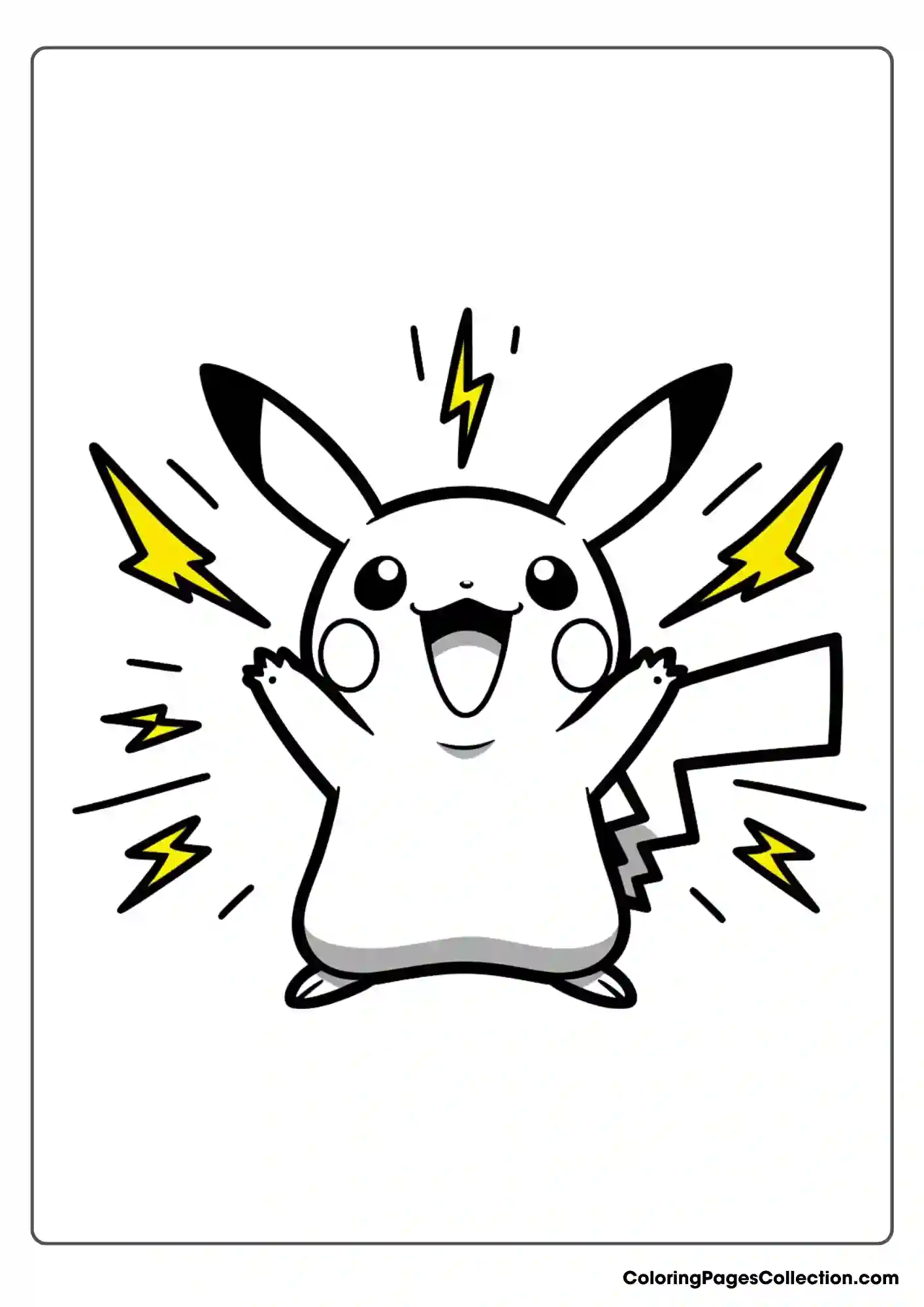 Pikachu Coloring Pages