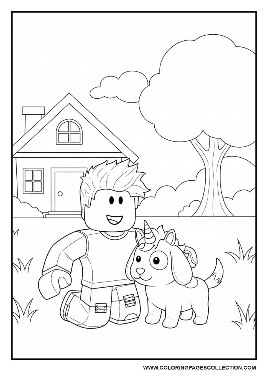 Roblox Adopt Me Style Pet Scene