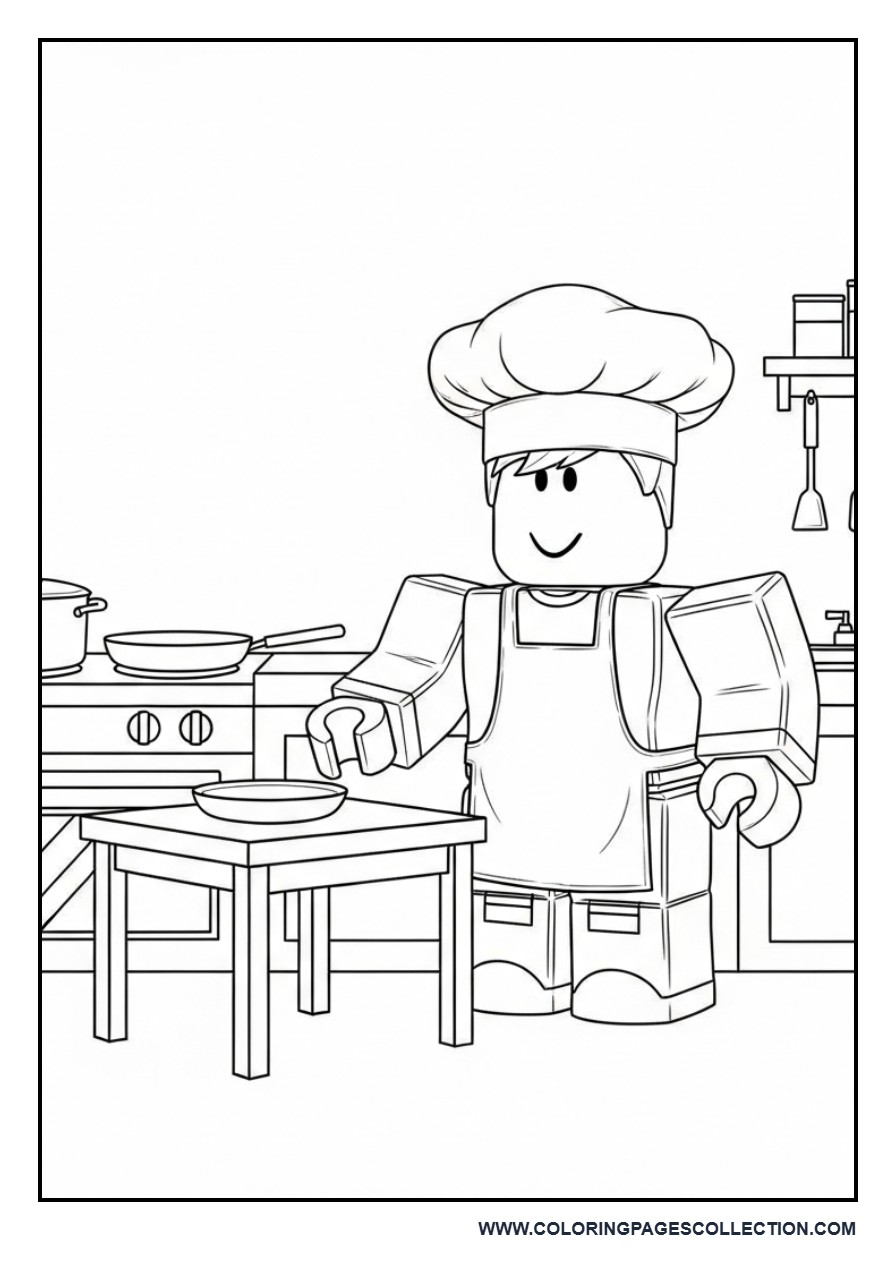 Roblox Avatar Cooking Scene