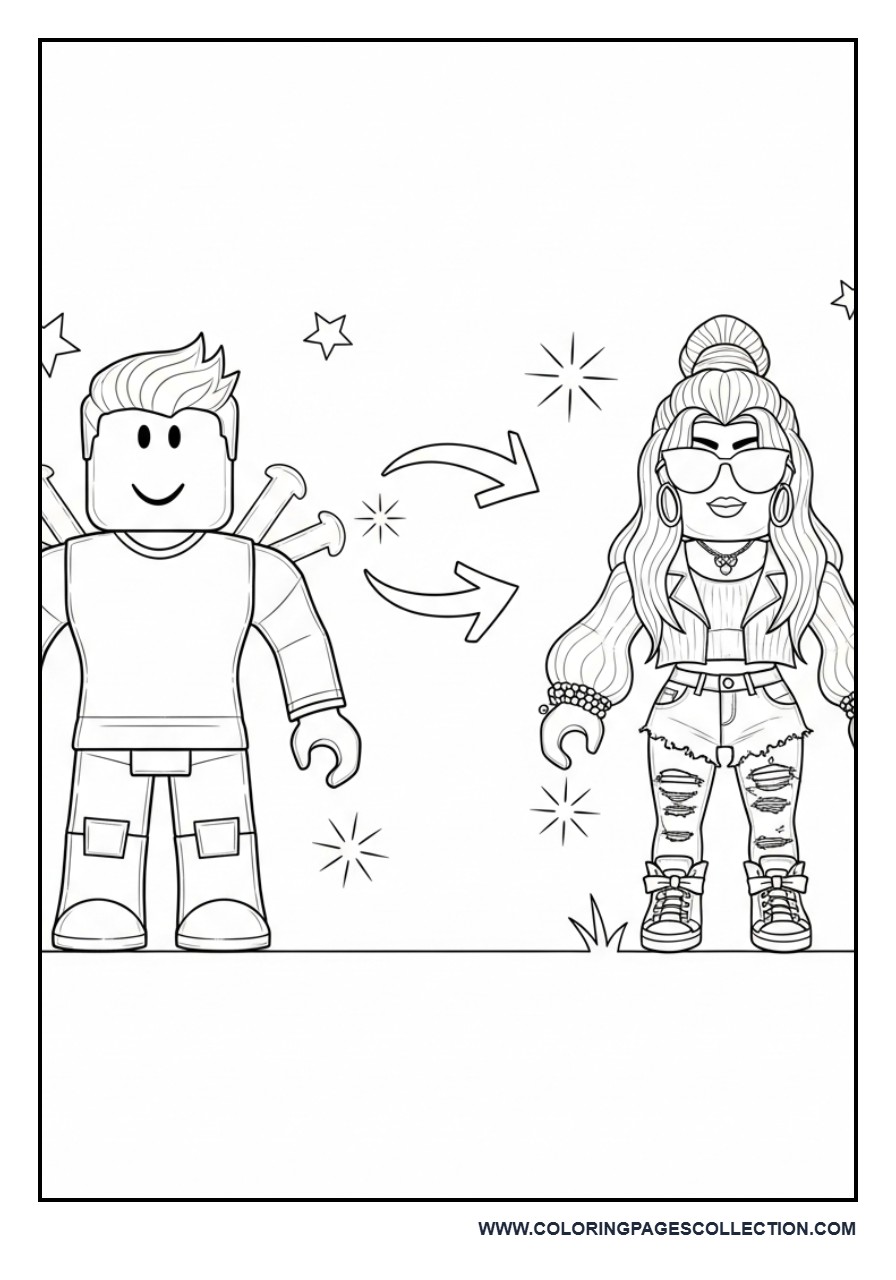 Roblox Avatar Glow Up Transformation