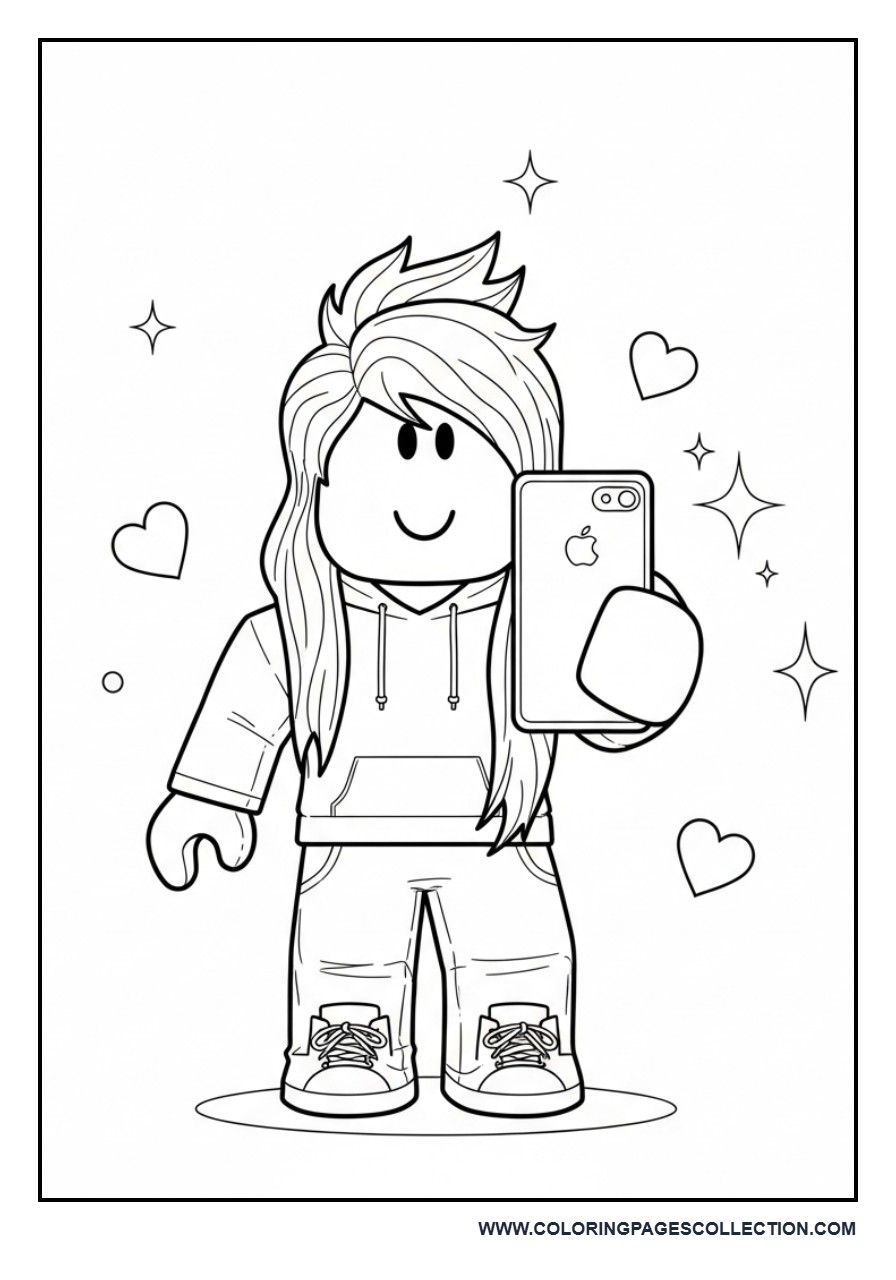 Roblox Avatar Influencer Selfie