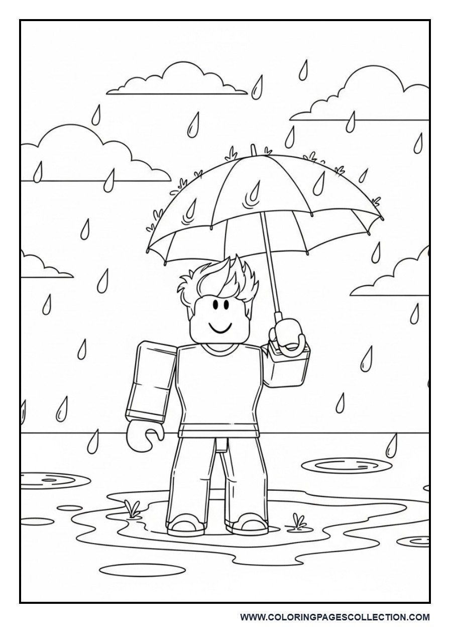 Roblox Avatar Rainy Season Scene