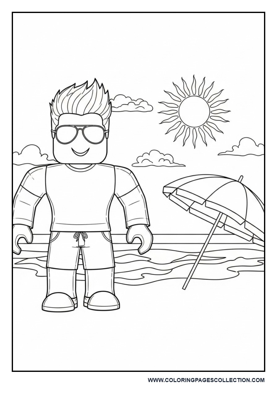 Roblox Avatar Summer Vacation Scene