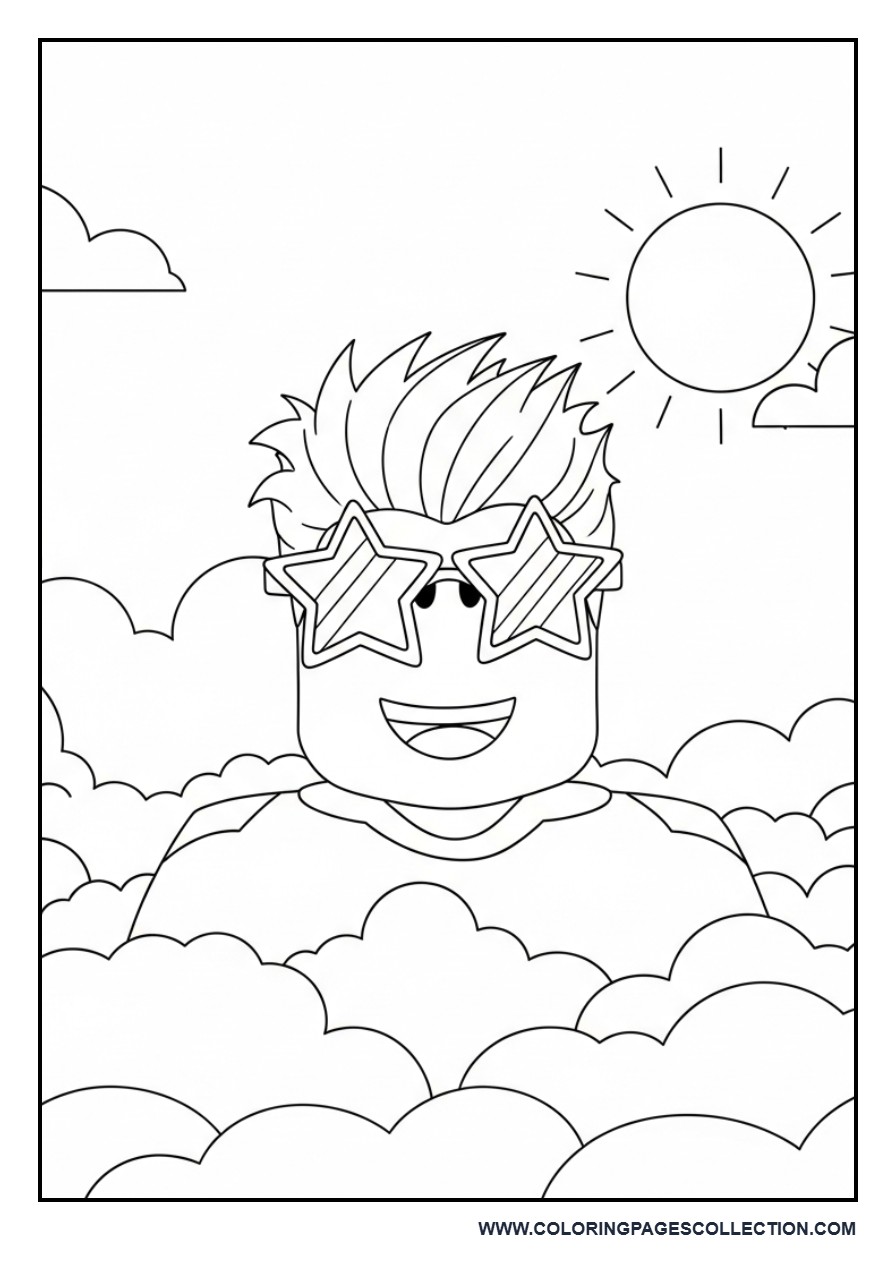 Roblox Avatar with Funny Glasses