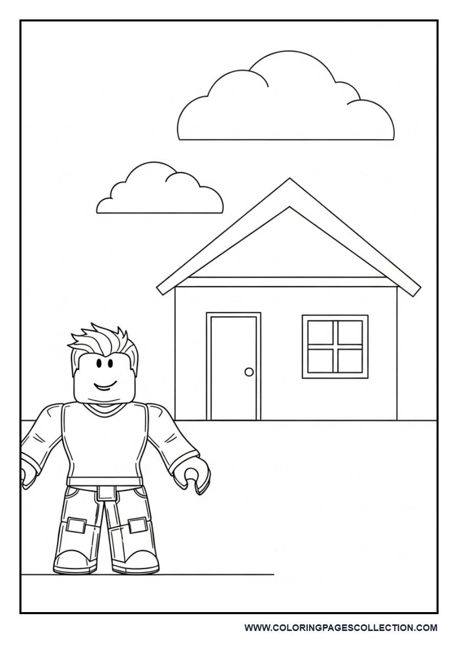 Roblox Avatar with House