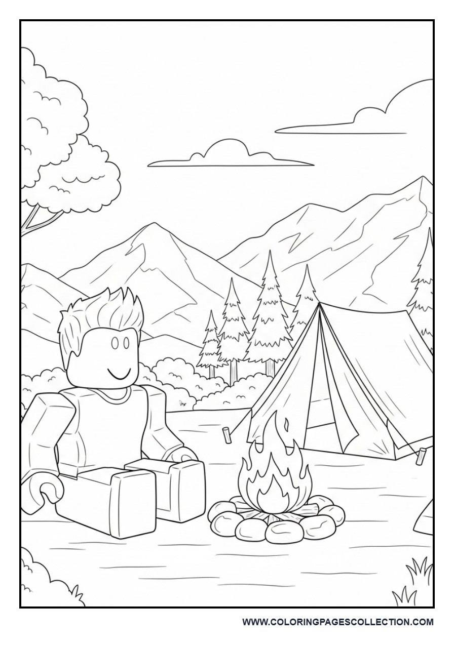 Roblox Camping Scene