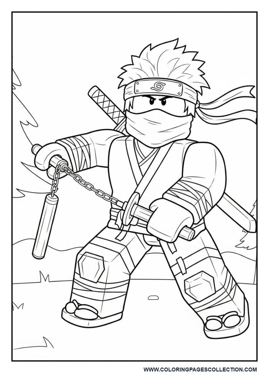 Roblox Ninja Action Pose