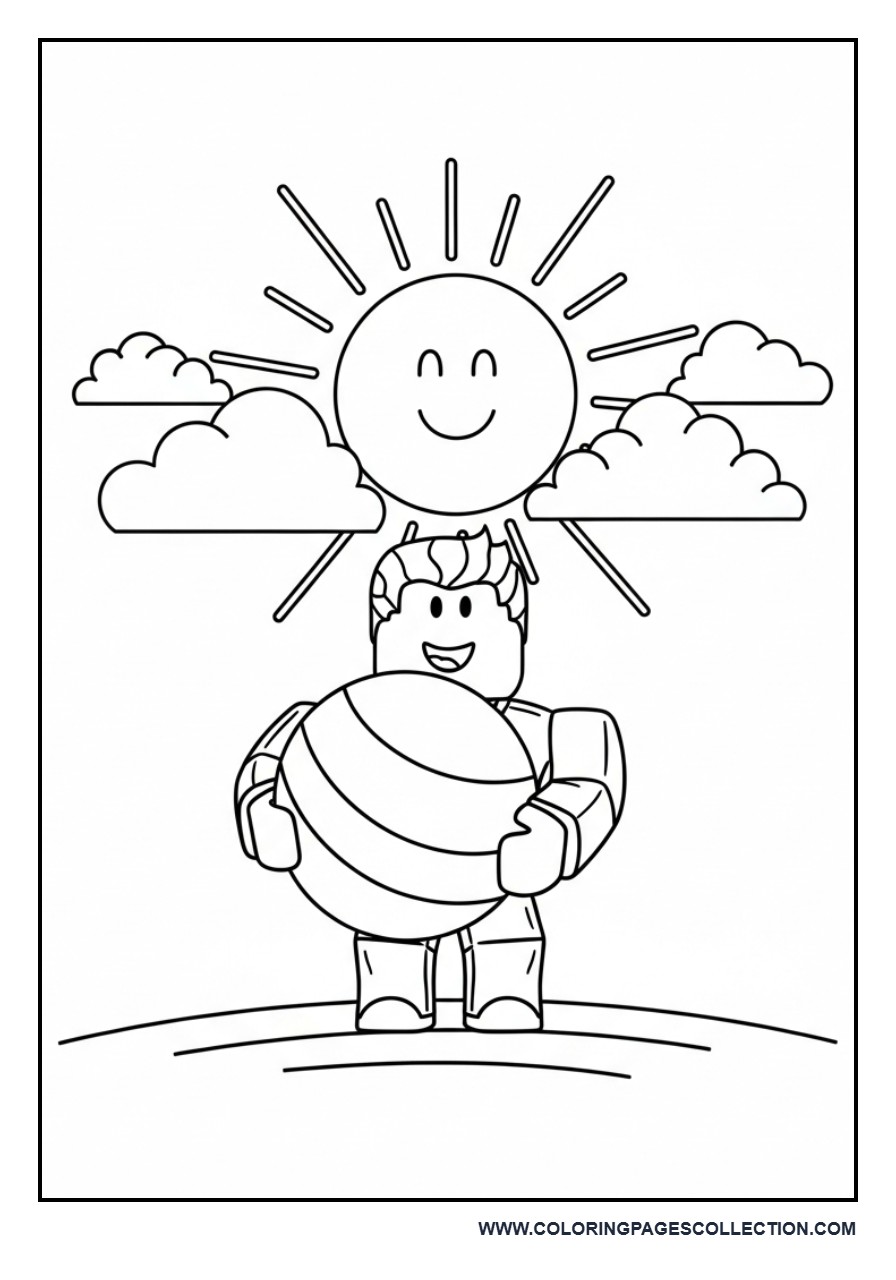 Roblox Noob with Ball