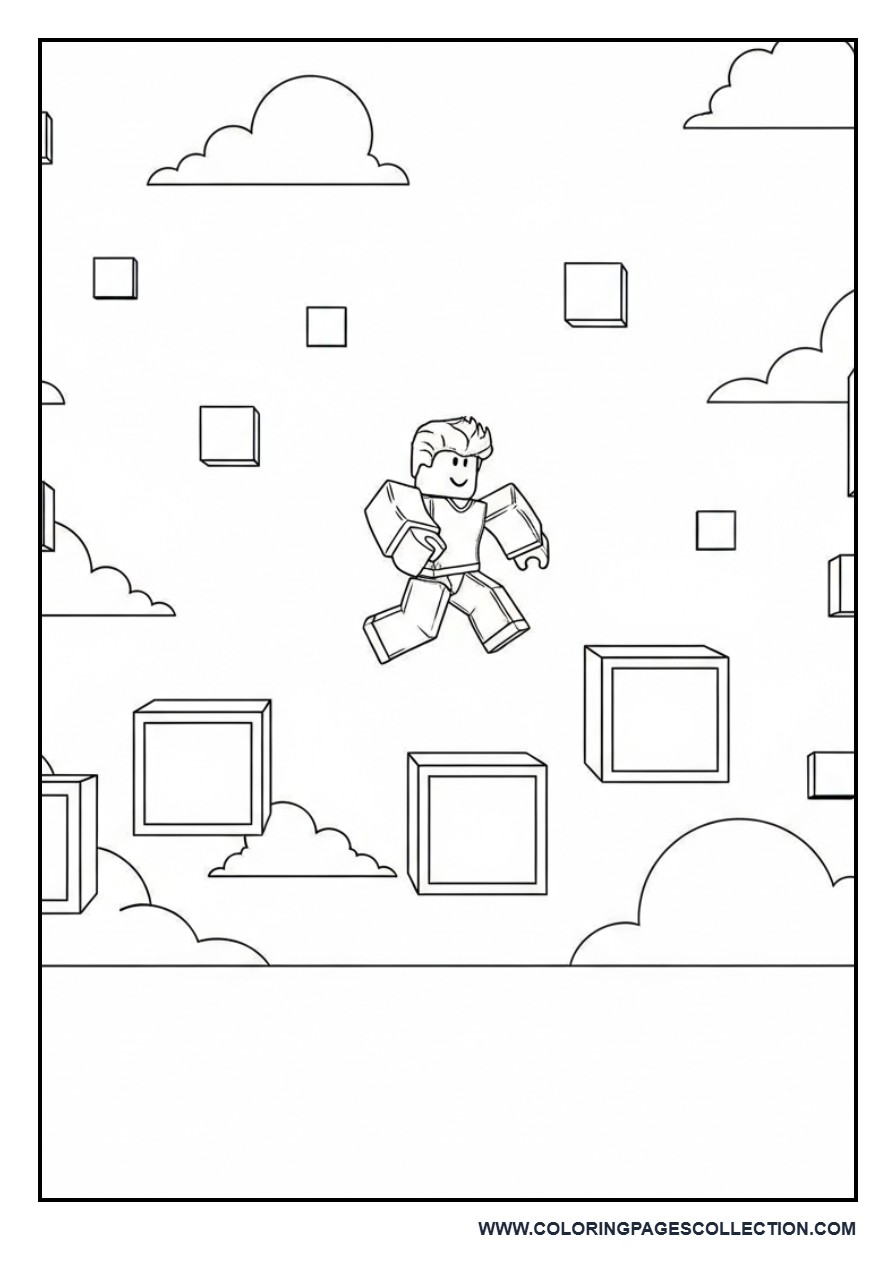 Roblox Obby Challenge Scene