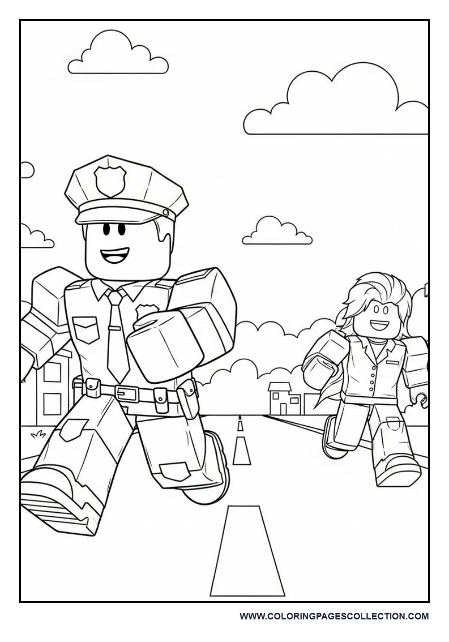 Roblox Police Chasing Scene