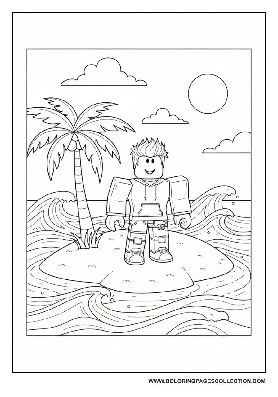 Roblox Survival Island Scene