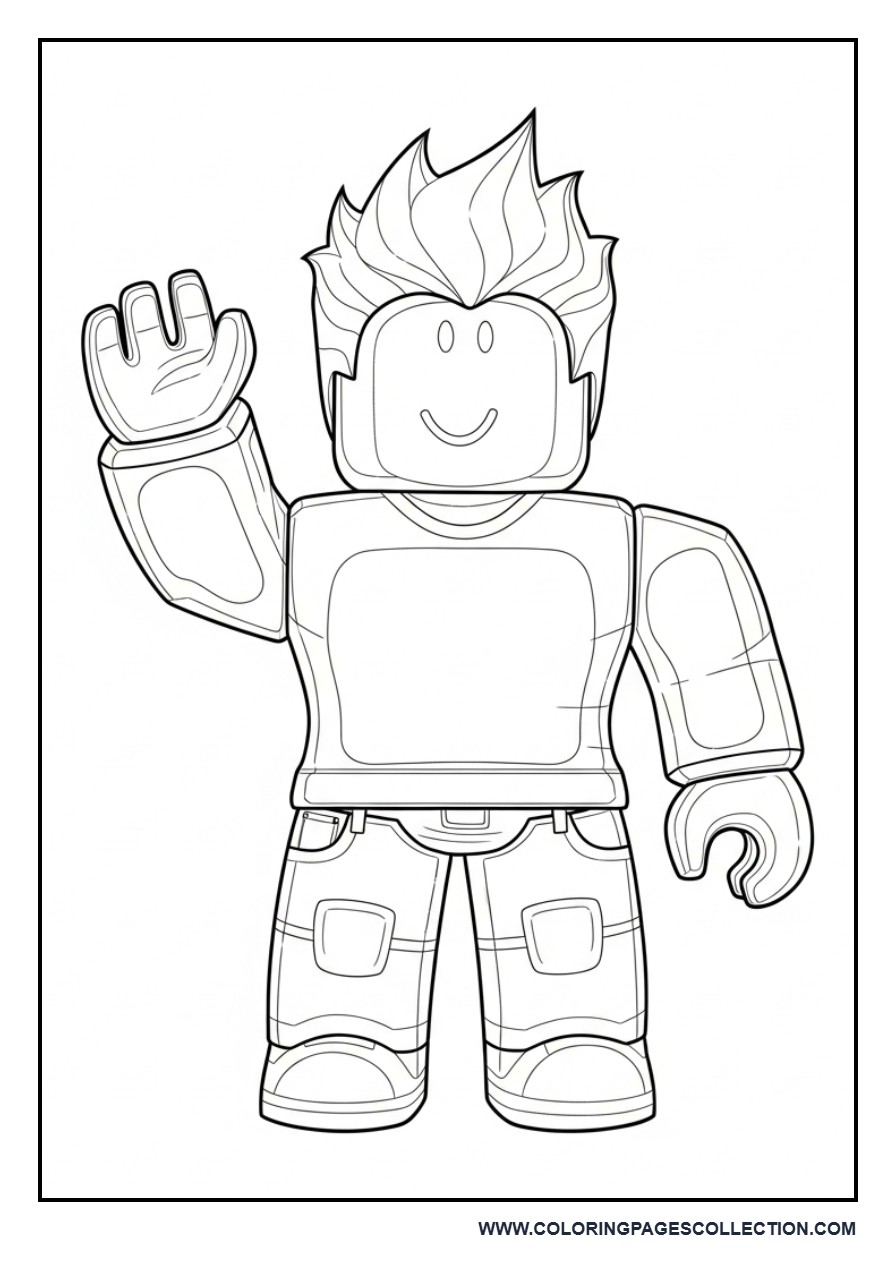 Simple Roblox Avatar Waving