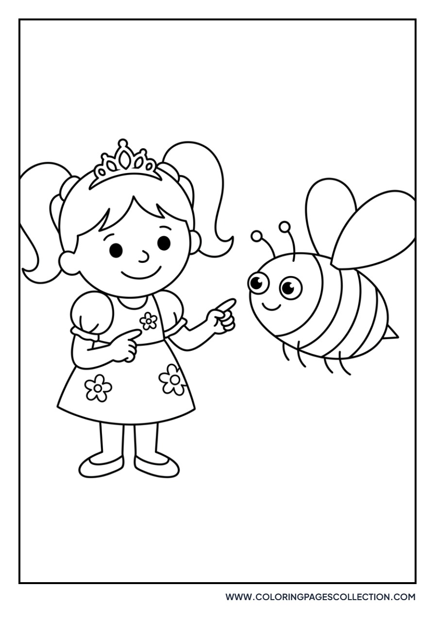 Abby Cadabby and a Bumblebee
