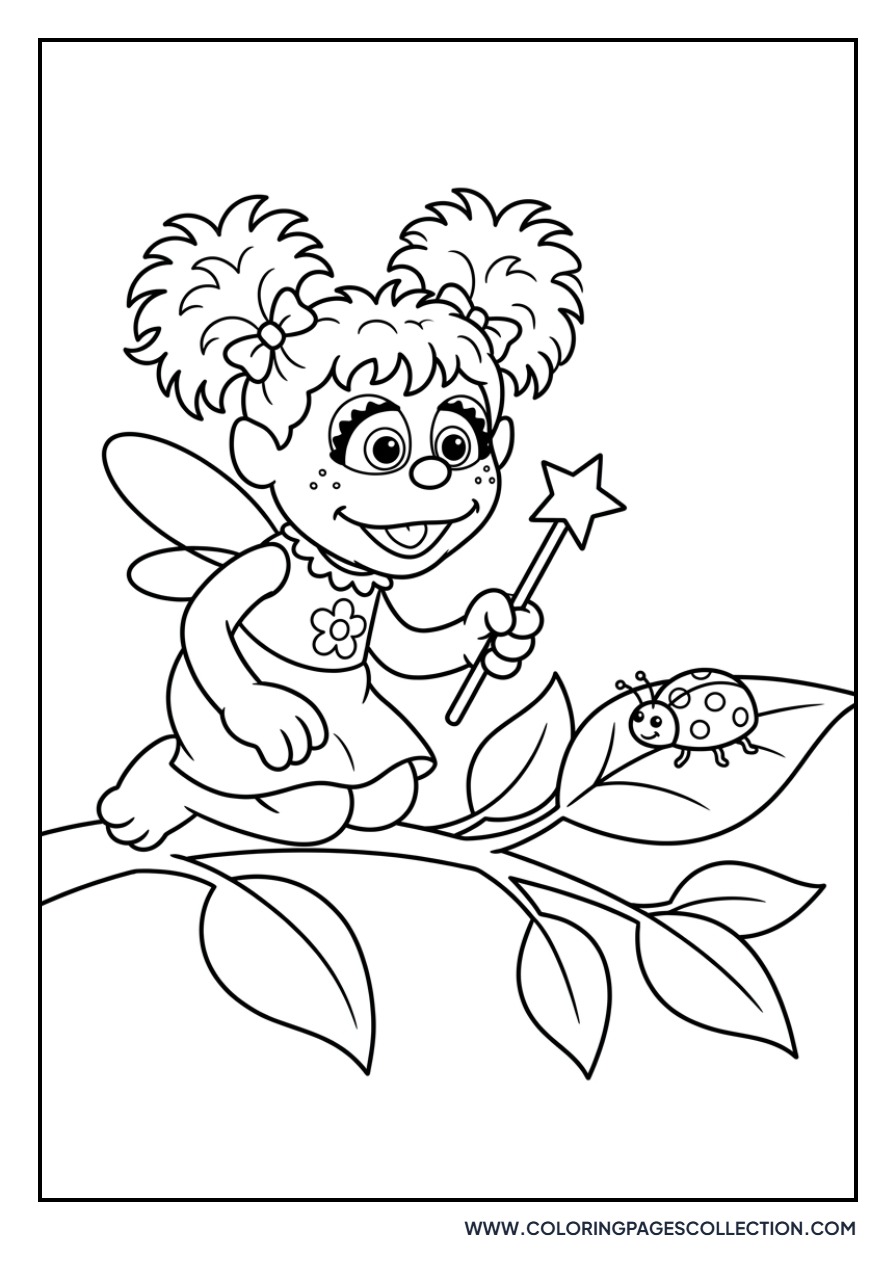 Abby Cadabby and a Ladybug
