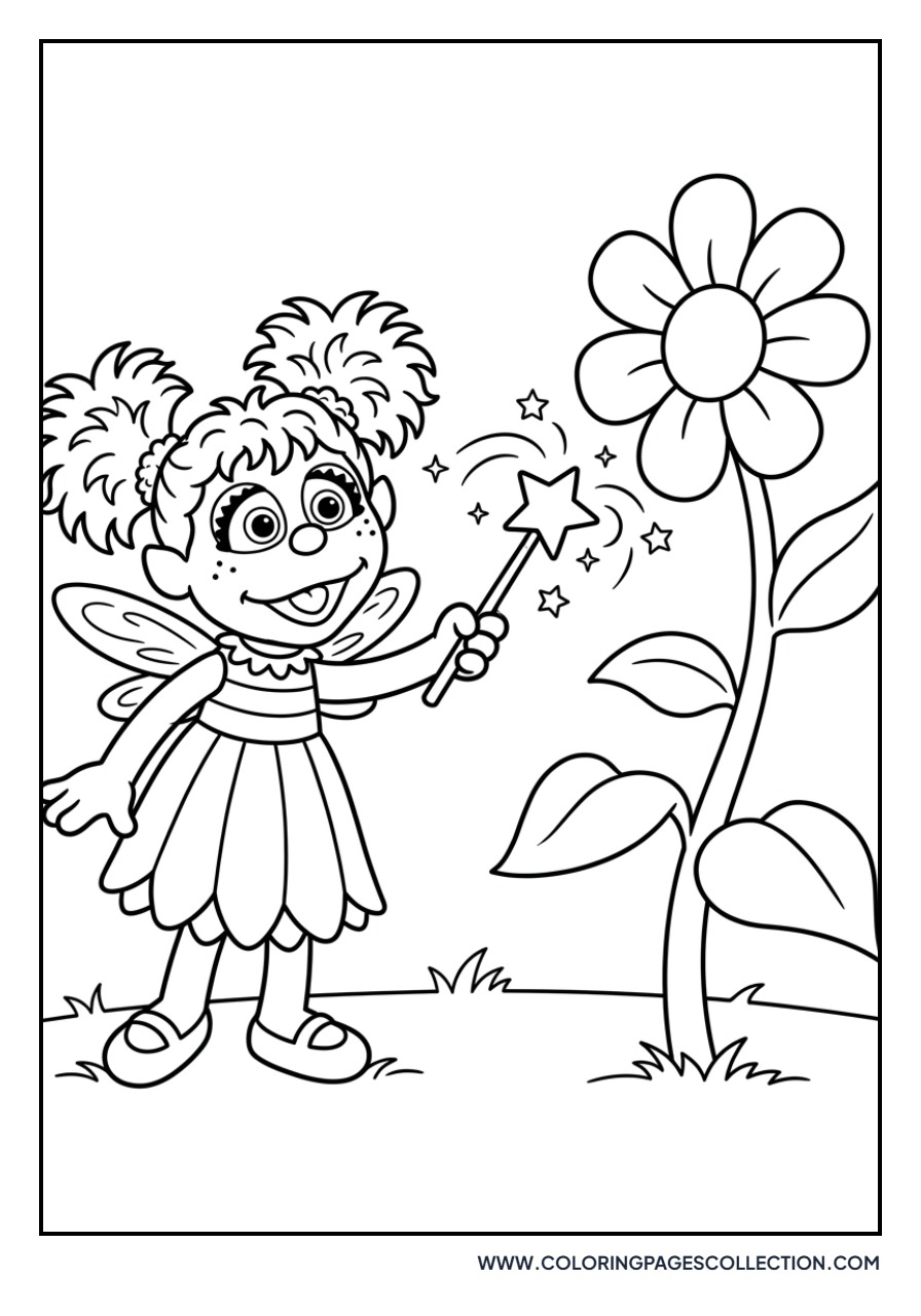 Abby Cadabby and a Magic Flower