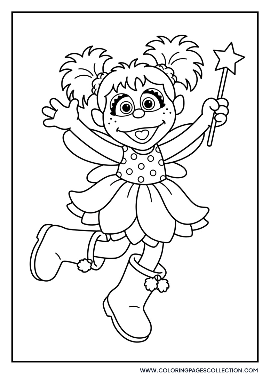 Abby Cadabby and a Rain Boots