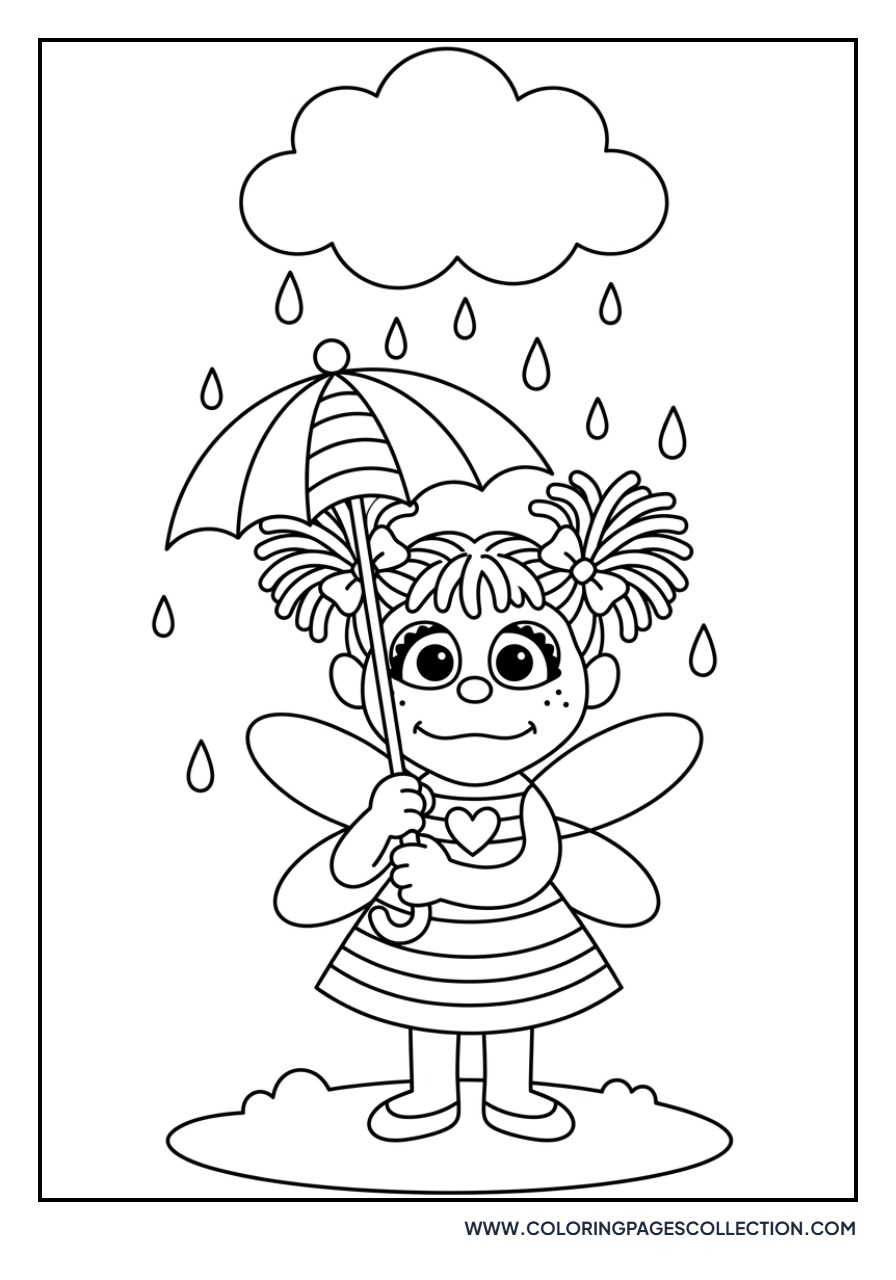 Abby Cadabby and a Raincloud